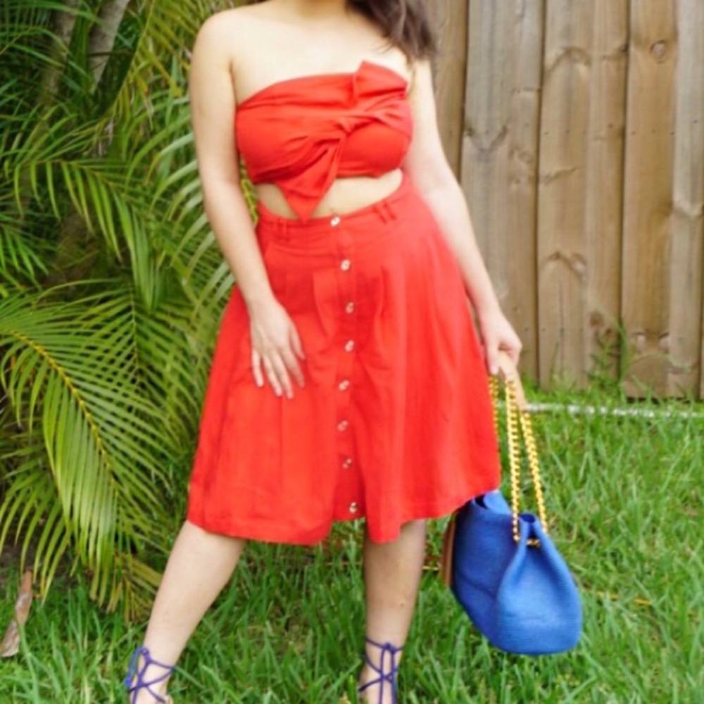 Matching skirt set